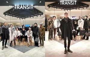 트랜짓, 갤러리아 명품관 매장 리뉴얼…기념 패션쇼·24FW 남성 컬렉션 공개
