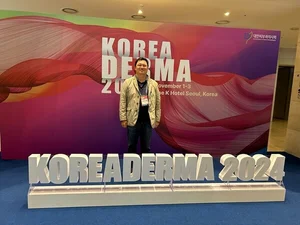 청담아이스피부과 김산 대표원장, 'KOREADERMA 2024' 참석