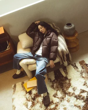 고현정, 휠라와 함께한 겨울 패딩 화보 공개