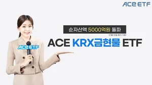 한투운용, ACE KRX금현물 ETF 순자산액 5000억원 돌파