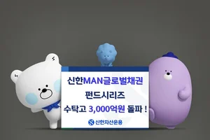 신한 'MAN글로벌채권펀드' 수탁고 3천억 돌파