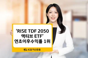 KB자산운용, ‘RISE TDF액티브 ETF’ 올해 수익률 15.7%...'1위'
