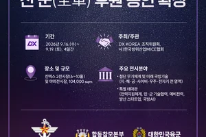 DX KOREA 2026, 全 軍 후원 확보… 아시아 최대 ‘멀티도메인 방산전시회’ 도약