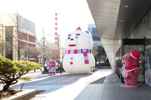 롯데홈쇼핑, 선유도 일대 벨리곰 공공 디자인 선봬