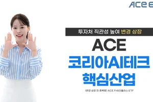 한투운용, 기술주 투자 'ACE 코리아AI테크핵심산업' 변경 상장
