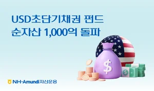 NH-Amundi자산운용, USD초단기채권 펀드 순자산 천억 돌파