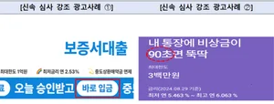 은행 대출광고에 최고금리도 표시한다