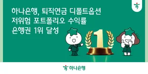 하나은행, 퇴직연금 디폴트옵션 저위험 수익률 '은행권 1위'