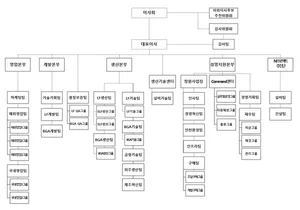 해성디에스 조직도(2025년 2월)
