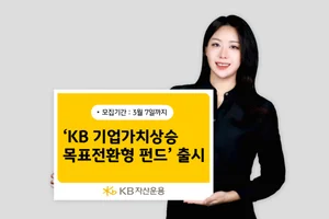 KB자산운용, ‘KB 기업가치상승 40 목표전환형 펀드’ 출시