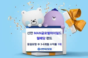 신한MAN글로벌하이일드월배당펀드, 수탁고 1500억 돌파