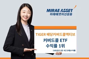 미래에셋, ‘TIGER 배당커버드콜액티브 ETF’ 3개월 수익률 커버드콜ETF 1위