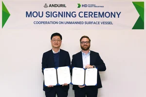 HD현대, 美 AI방산기업 안두릴과 무인함정 개발 맞손