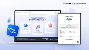 더존 테크핀레이팅스, 기업신용평가플랫폼 ‘크레디뷰’ 공개