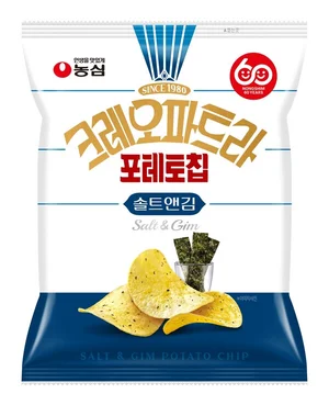 농심, 감자칩 스낵 ‘크레오파트라 솔트앤김’ 출시