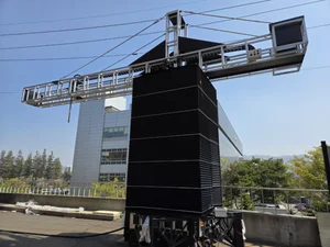 더하임, 국내 최초 '타워크레인 방식 건축용 3D 프린터' 개발 성공