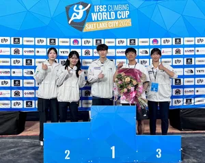 스포츠클라이밍 이도현, 2025 IFSC 솔트레이크시티 볼더 월드컵 동메달 획득