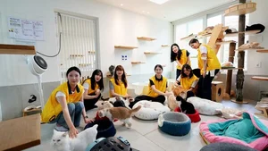 HDC그룹, 용산 동물보호소에서 계열사 연합 봉사활동