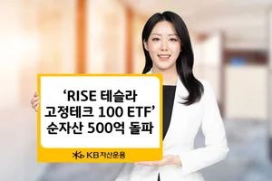  ‘RISE 테슬라 고정테크100 ETF’ 순자산 500억 돌파
