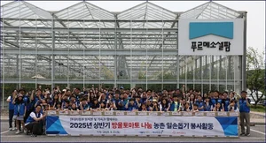 현대차증권, ‘농촌일손돕기 방울토마토 수확 봉사활동’ 진행