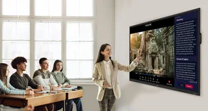 LG전자 AI전자칠판, 교육 현장 효율성 높인다