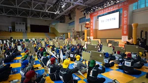 한화오션, 거제사업장에 울려 퍼진 '안전의 종소리'