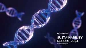 에스티팜, 첫 지속가능경영보고서 발간..'오늘의 혁신으로, 내일을 지속가능하게'