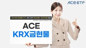ACE KRX금현물 ETF, 연초 이후 개인 순매수 3000억 돌파
