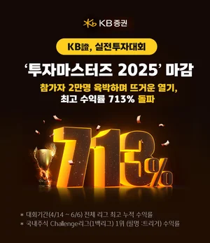 KB證, 실전투자대회 ‘투자마스터즈 2025’ 성료