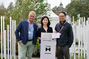 현대건설, 영국 왕립 정원축제에서 실버길트 메달 수상...