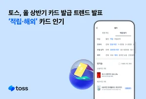 토스가 꼽은 올해 상반기 카드 발급 트렌드 ‘적립ᐧ해외’