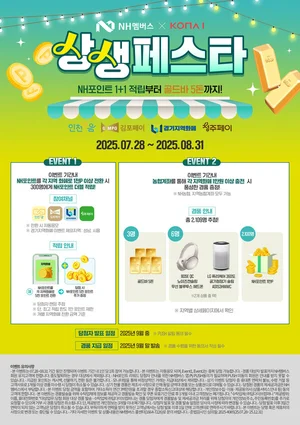 NH농협은행, 지역화폐 NH포인트 연계 이벤트