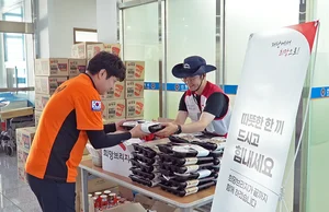희망브리지, 재난지역투입 소방관에 1억원대 도시락 등 긴급지원