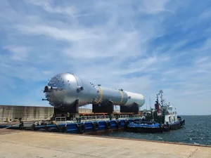 현대엔지니어링, 울산 ‘샤힌 프로젝트’ 핵심설비 리액터 3기 설치 완료