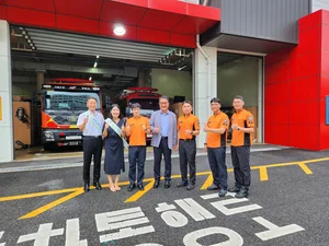 NH농협은행 서울중앙사업부, 소방서에 커피차 나눔