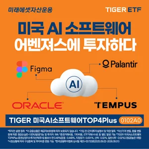 미래에셋, ‘TIGER미국AI소프트웨어TOP4PlusETF’ 신규 상장