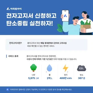 아파트아이, 수원시 공동주택에 전자고지 서비스 제공...3자 업무협약 체결