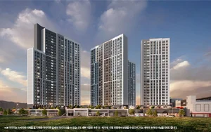 거창 '코오롱 하늘채 더 퍼스트 리버' 홍보관 오픈...조합원 모집