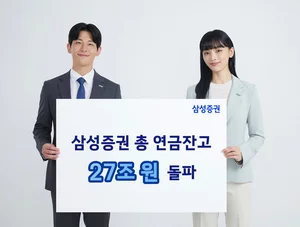 삼성증권, 연금 잔고 27조원 돌파..올들어 28% 불어