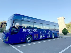 SK이노, APEC서 수소버스 지원