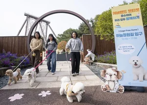 에버랜드, '반려견과 함께 특별한 가을 산책' 인기