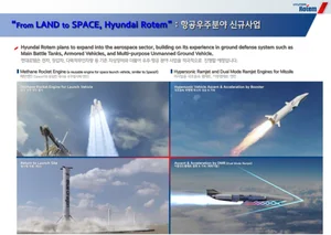현대로템, IR자료 맨앞에 발사체 엔진이...주가 6%↑