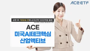 한투운용, ACE미국AI테크핵심산업액티브ETF 순자산액 1000억원 돌파