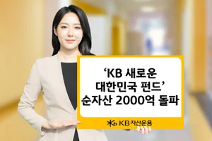 KB자산운용, ‘KB새로운대한민국펀드’ 출시 4개월 순자산 2000억 넘어