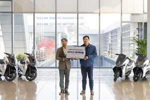 월드비전·현대케피코, 사회복지시설에 전기이륜차 지원