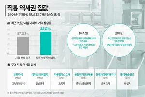 ‘직통 역세권’ 아파트 몸값 급등…집값 상승률 서울 평균보다 10%p 이상 높아