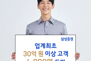 삼성증권, 금융자산 30억원 이상 '초고액자산가' 6천명..'발행어음만 열리면..'