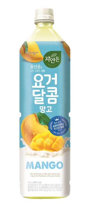 웅진식품, 신제품 ‘자연은 요거 달콤 망고’ 출시