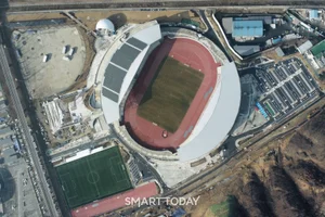 대보건설, 광주 G스타디움 공정률 99%…2월 말 완공 예정