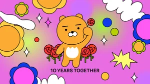 카카오 대표 캐릭터 '라이언' 10살 됐다
